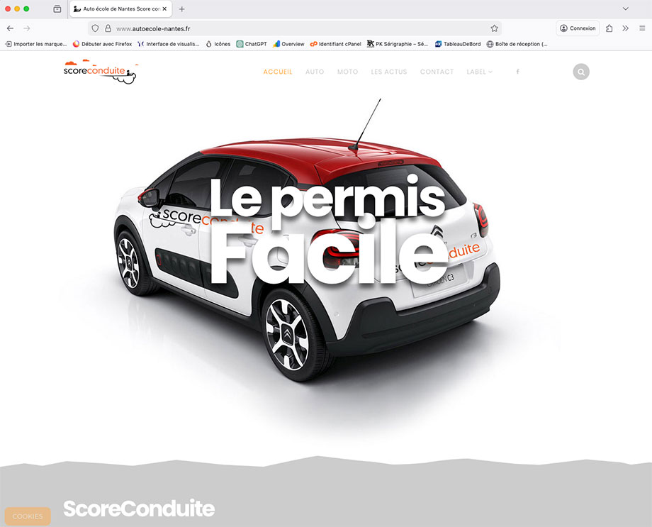 site web auto ecole